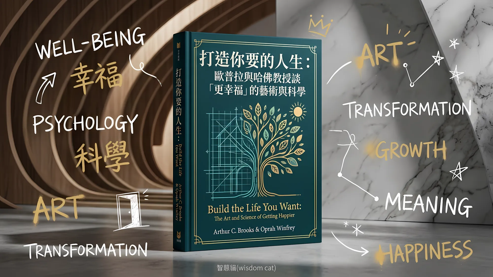打造你要的人生：歐普拉與哈佛教授談「更幸福」的藝術與科學｜好書推薦