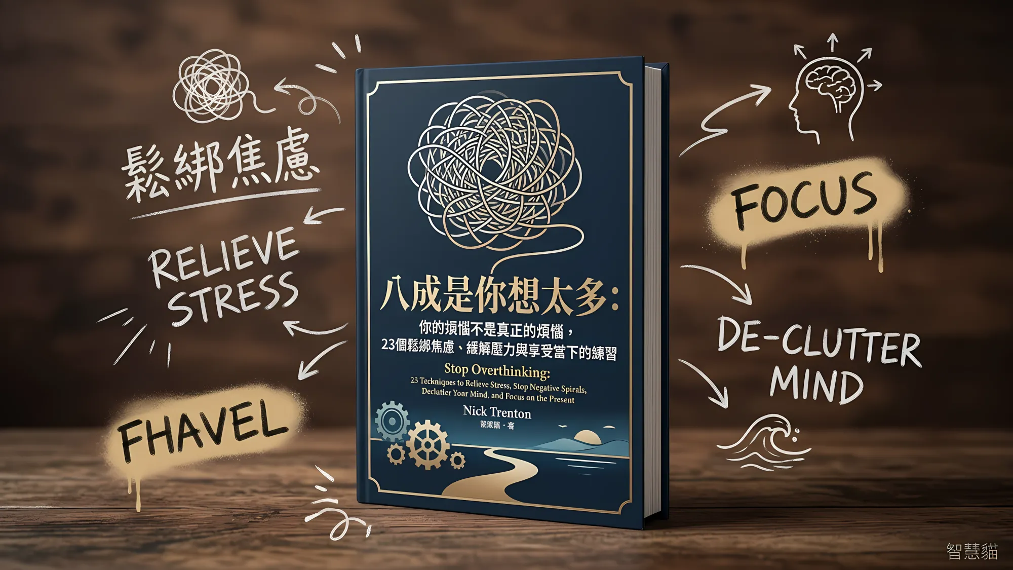 八成是你想太多：你的煩惱不是真正的煩惱，23個鬆綁焦慮、緩解壓力與享受當下的練習｜好書推薦