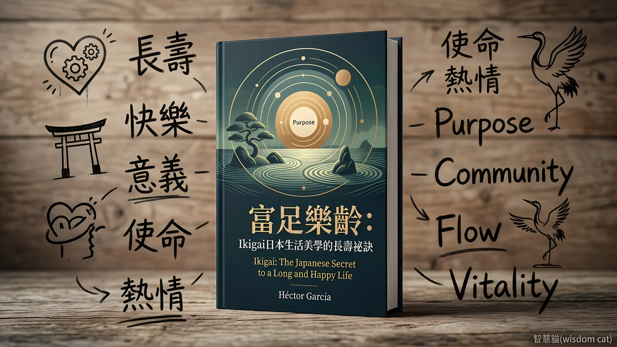 富足樂齡: Ikigai日本生活美學的長壽祕訣｜好書推薦