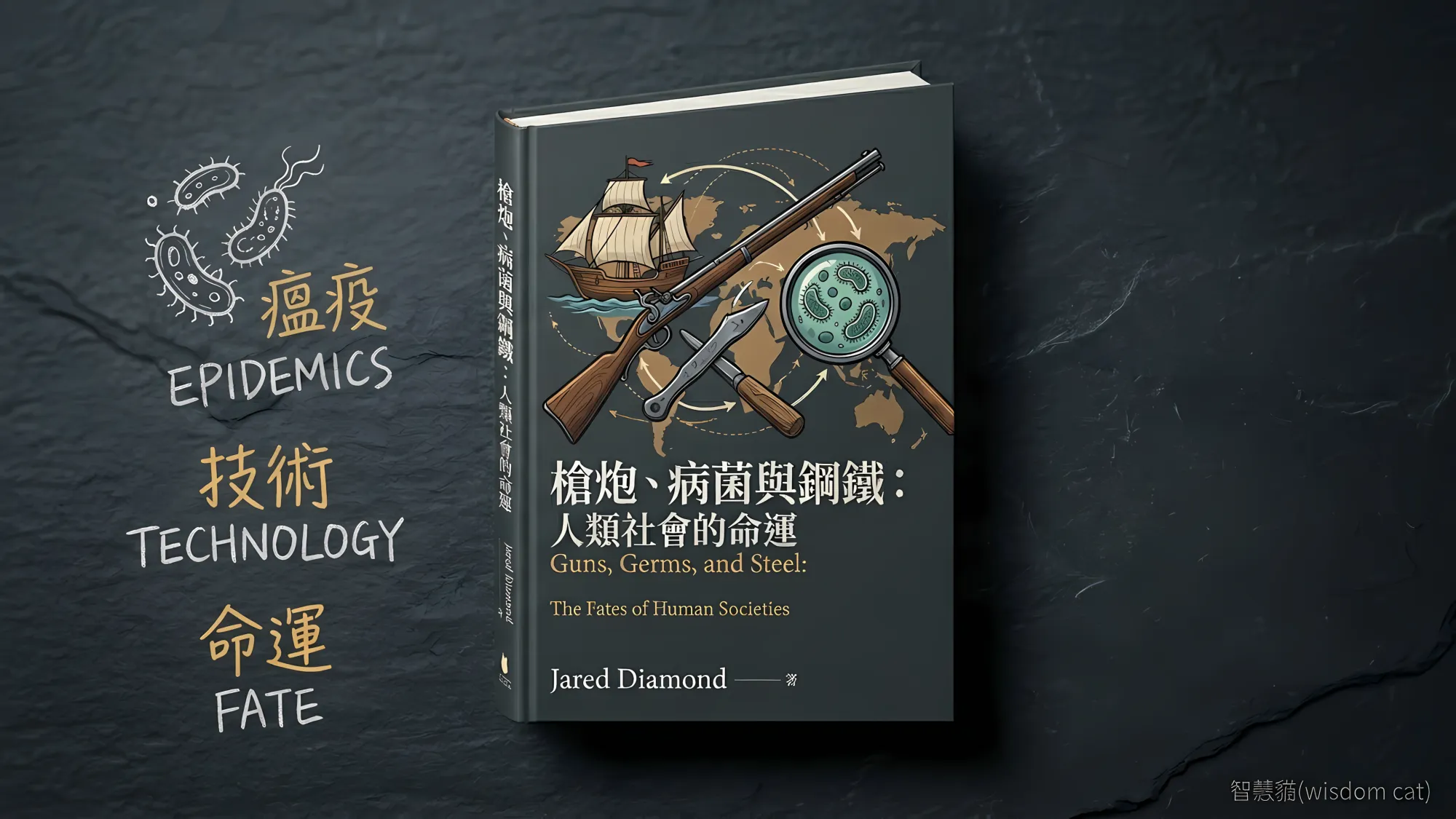 槍炮、病菌與鋼鐵：人類社會的命運｜好書推薦