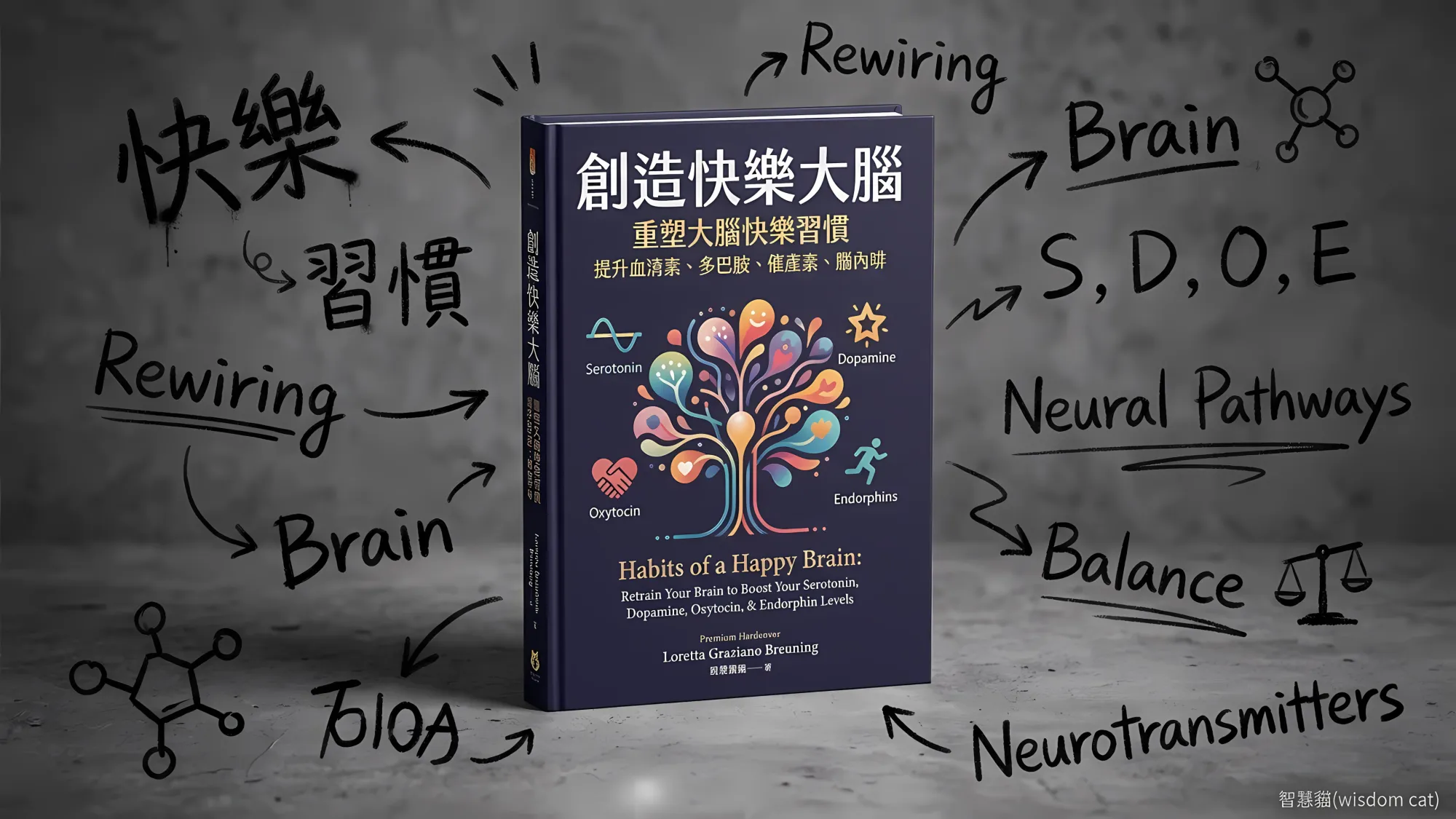 創造快樂大腦：重塑大腦快樂習慣 提升血清素、多巴胺、催產素、腦內啡｜好書推薦