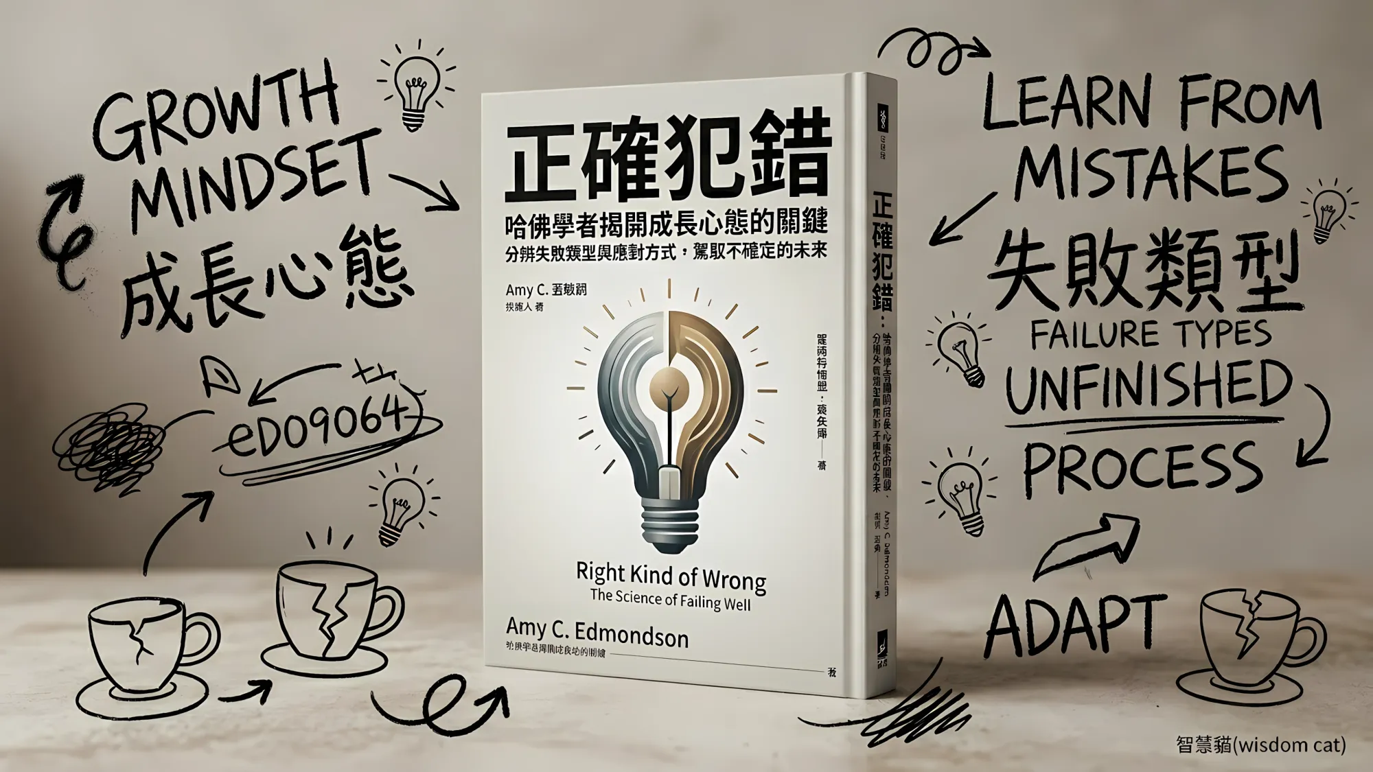 正確犯錯：哈佛學者揭開成長心態的關鍵，分辨失敗類型與應對方式，駕馭不確定的未來｜好書推薦