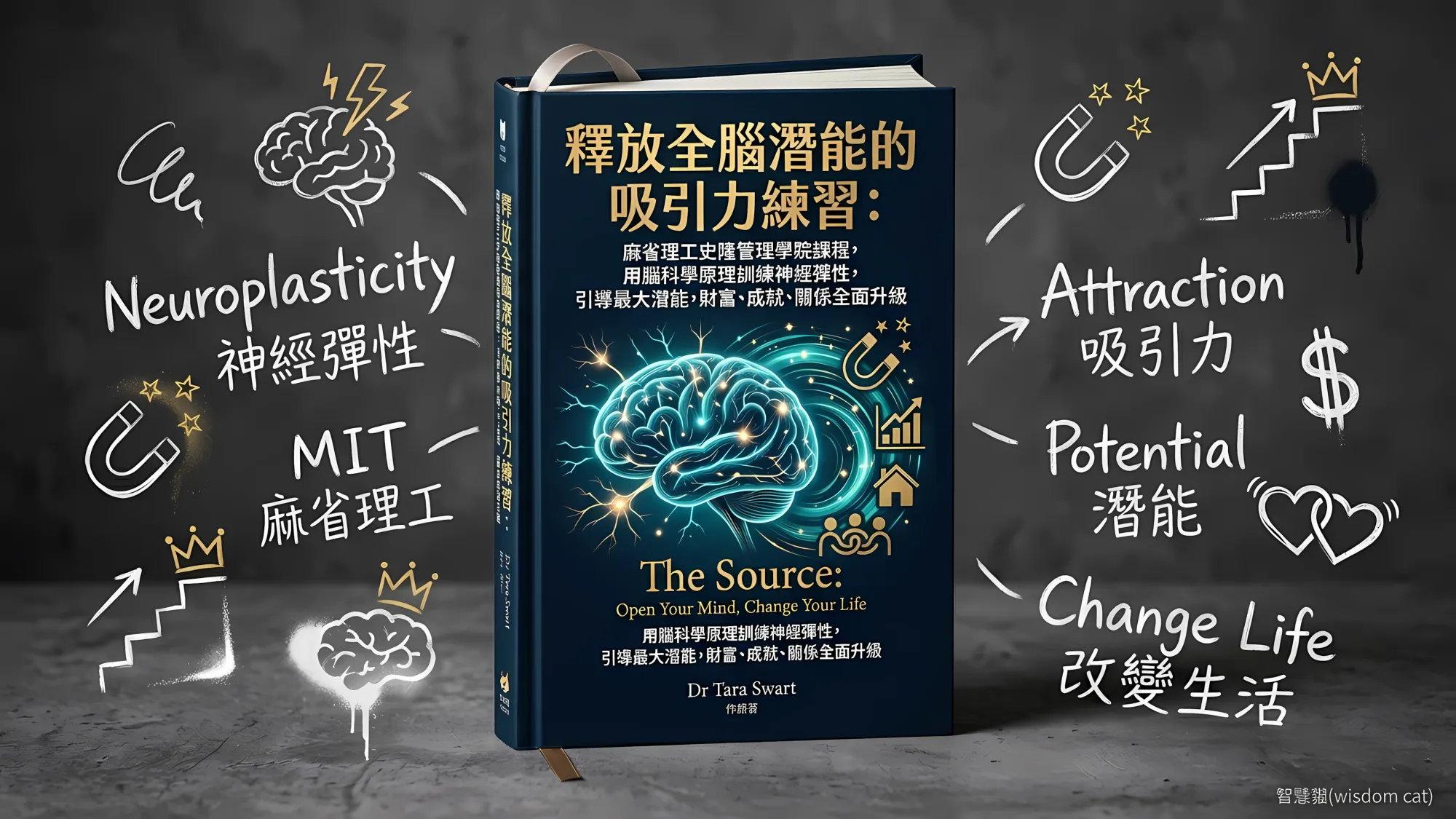 釋放全腦潛能的吸引力練習：麻省理工史隆管理學院課程，用腦科學原理訓練神經彈性，引導最大潛能，財富、成就、關係全面升級｜好書推薦