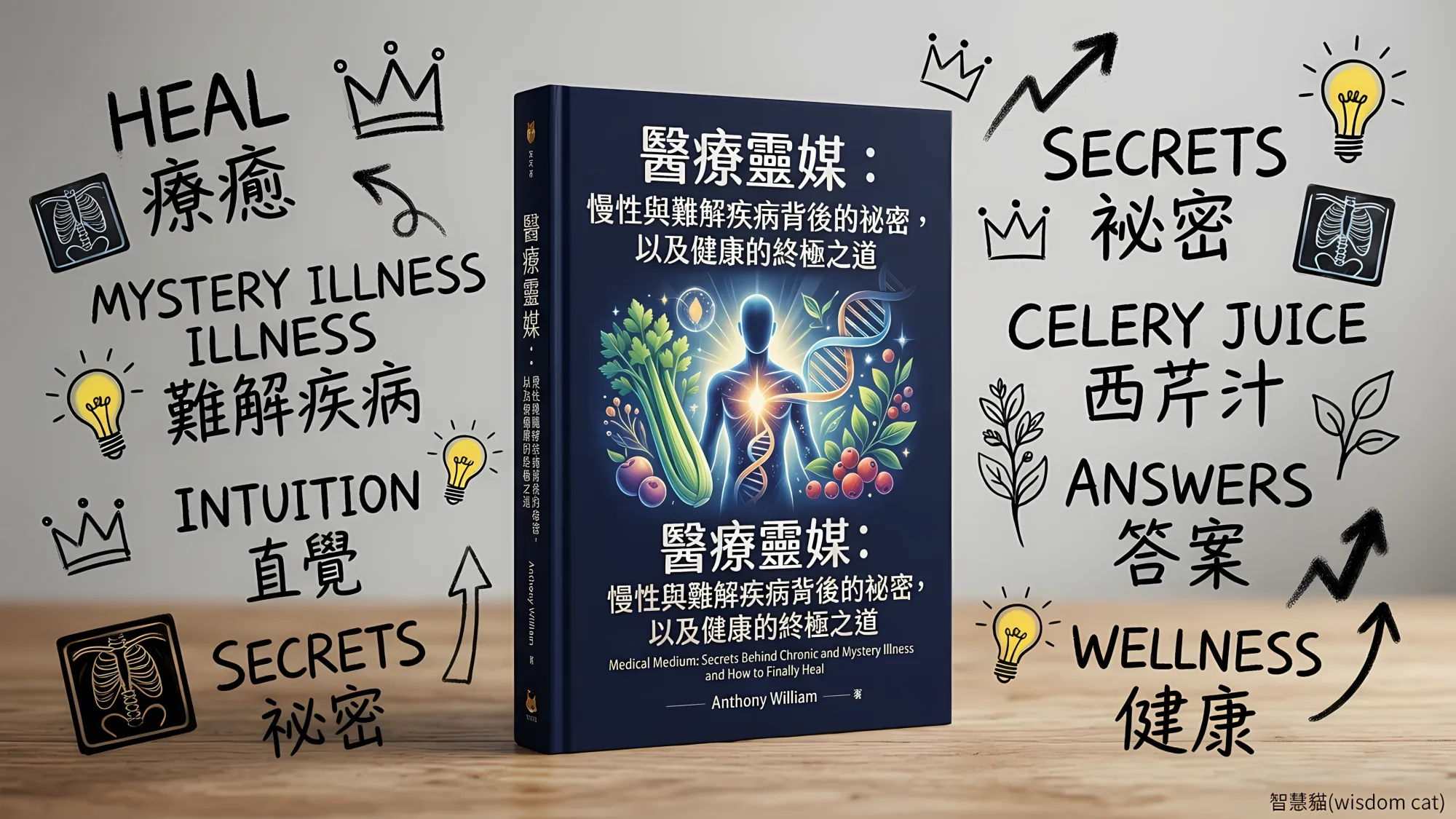 醫療靈媒：慢性與難解疾病背後的祕密，以及健康的終極之道｜好書推薦