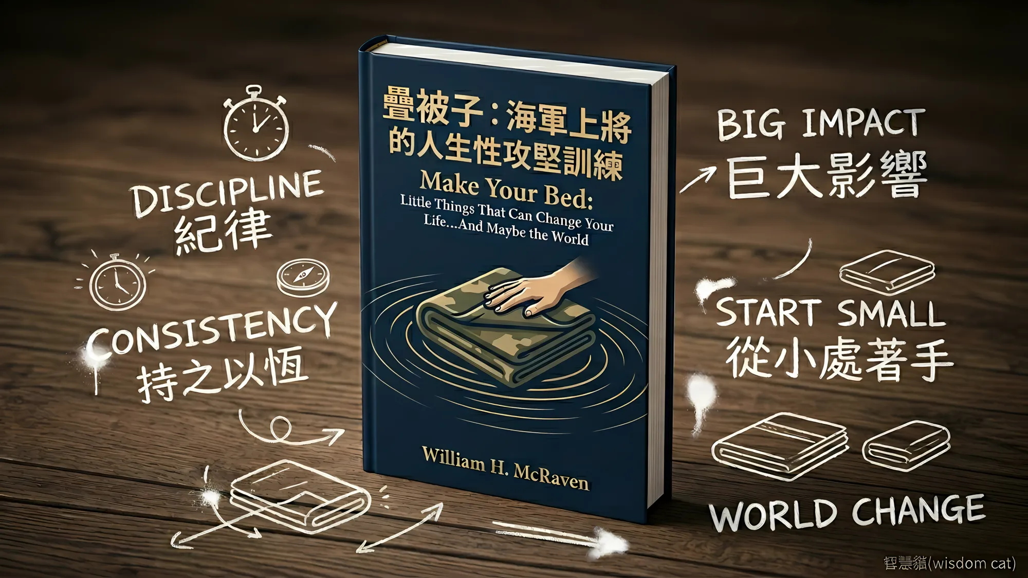 疊被子：海軍上將的人生攻堅訓練｜好書推薦