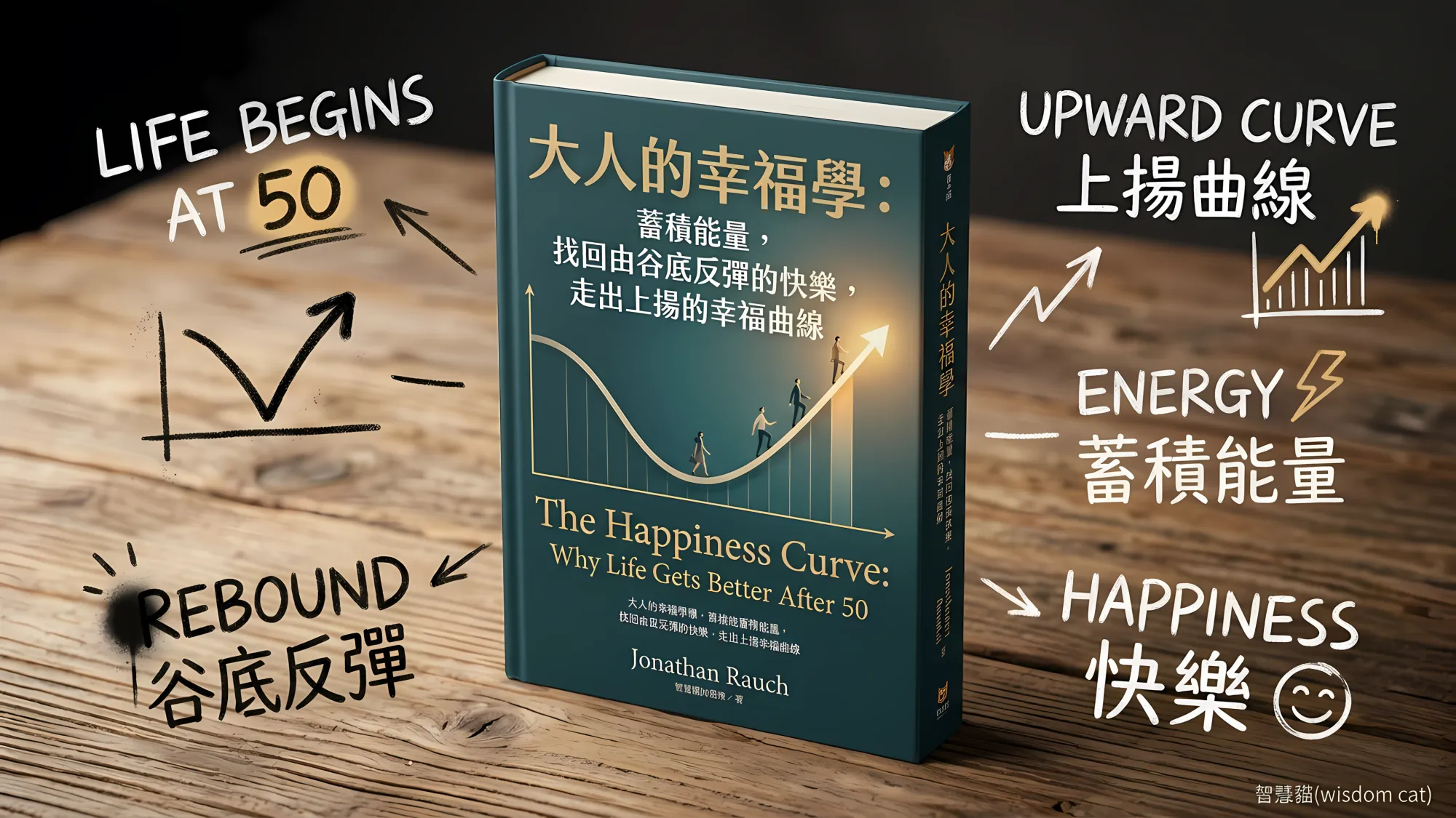 大人的幸福學: 蓄積能量, 找回由谷底反彈的快樂, 走出上揚的幸福曲線｜好書推薦
