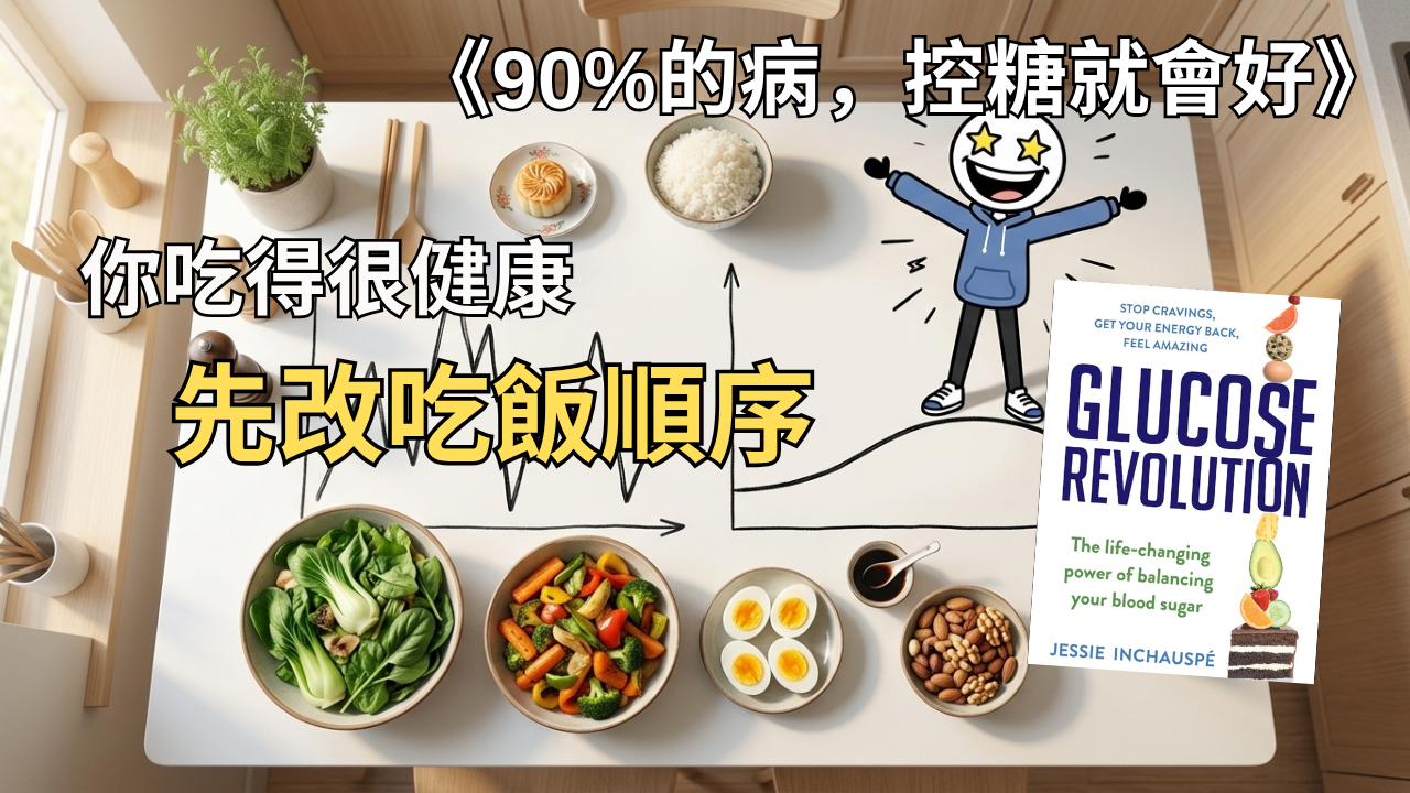90%的病，控糖就會好：挑對食物、吃對順序、控制份量，就能逆轉體質的血糖平衡法｜好書推薦