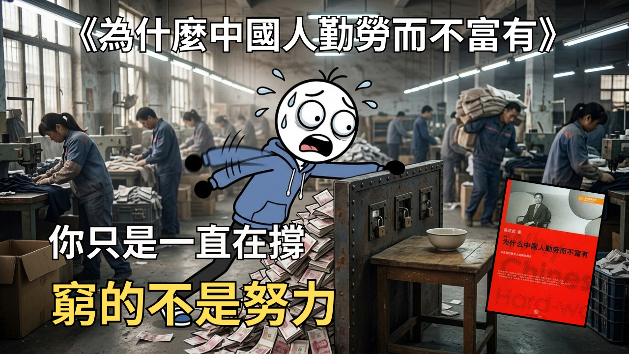 為什麼中國人勤勞而不富有｜好書推薦