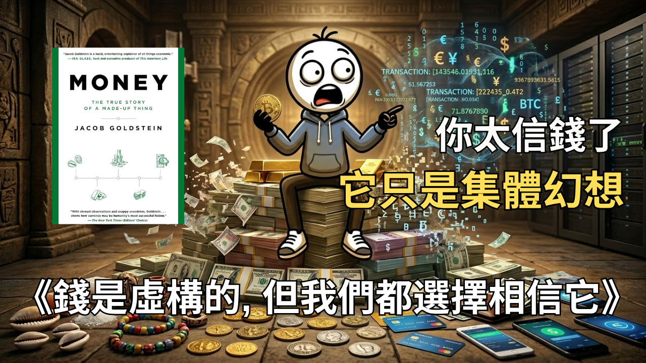 錢是虛構的, 但我們都選擇相信它｜好書推薦