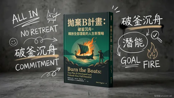 拋棄B計畫：破釜沉舟，釋放全部潛能的人生新策略｜好書推薦