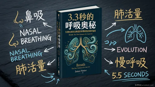 3.3秒的呼吸奧祕：失傳吐納技法與最新科學研究的絕妙旅程｜好書推薦