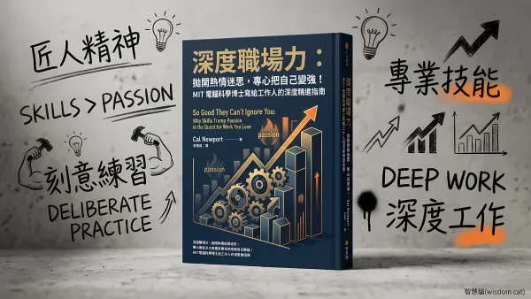 深度職場力：拋開熱情迷思，專心把自己變強！ MIT電腦科學博士寫給工作人的深度精進指南｜好書推薦