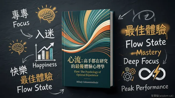 心流：高手都在研究的最優體驗心理學｜好書推薦