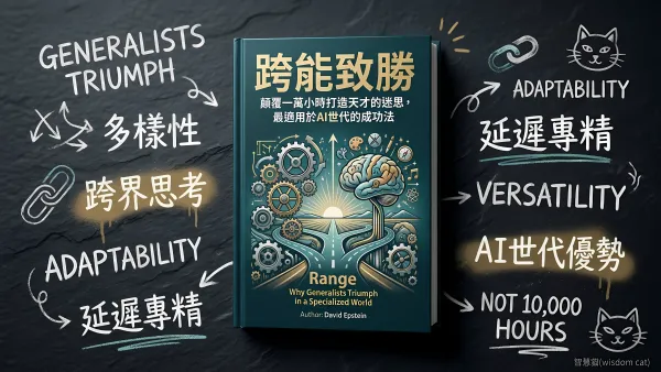 跨能致勝：顛覆一萬小時打造天才的迷思，最適用於AI世代的成功法｜好書推薦