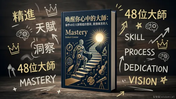 喚醒你心中的大師：偷學48位大師精進的藝術，做個厲害的人｜好書推薦