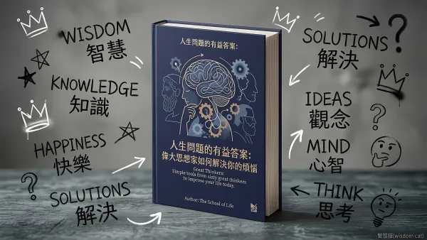 人生問題的有益答案: 偉大思想家如何解決你的煩惱｜好書推薦
