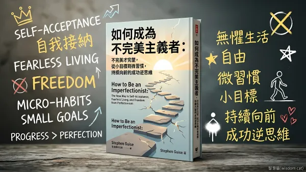 如何成為不完美主義者：不完美才完整，從小目標到微習慣，持續向前的成功逆思維｜好書推薦
