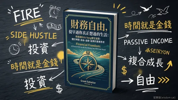 財務自由，提早過你真正想過的生活：楊應超Kirk Yang審定推薦，關於時間、自由、金錢、副業的實用思考｜好書推薦