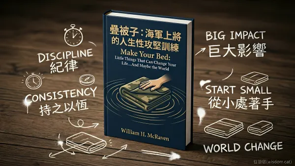 疊被子：海軍上將的人生攻堅訓練｜好書推薦