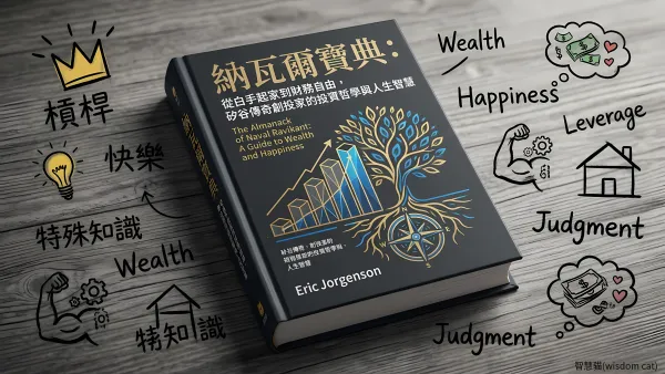 納瓦爾寶典：從白手起家到財務自由， 矽谷傳奇創投家的投資哲學與人生智慧｜好書推薦