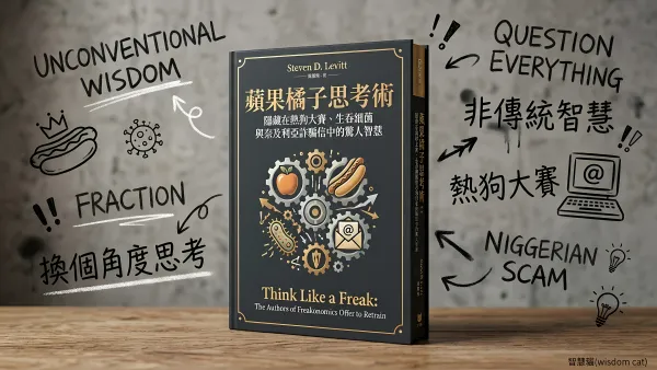 蘋果橘子思考術：隱藏在熱狗大賽、生吞細菌與奈及利亞詐騙信中的驚人智慧｜好書推薦