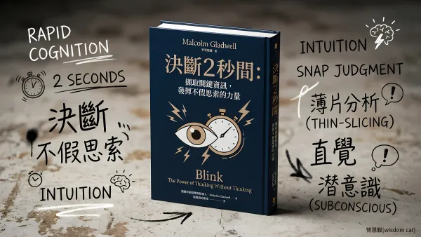 決斷2秒間: 擷取關鍵資訊, 發揮不假思索的力量｜好書推薦