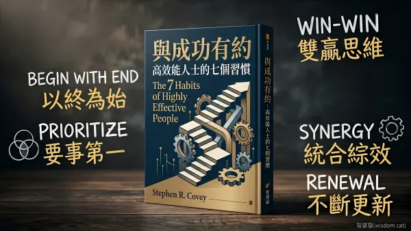 與成功有約：高效能人士的七個習慣｜好書推薦
