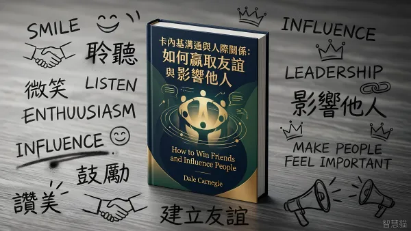 卡內基溝通與人際關係: 如何贏取友誼與影響他人｜好書推薦
