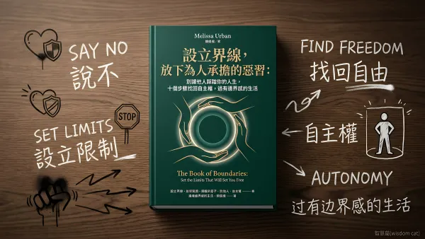 設立界線，放下為人承擔的惡習：別讓他人踩踏你的人生，十個步驟找回自主權，過有邊界感的生活｜好書推薦