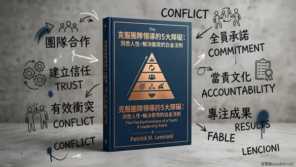 克服團隊領導的5大障礙: 洞悉人性、解決衝突的白金法則｜好書推薦