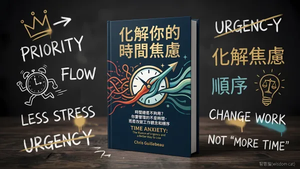 化解你的時間焦慮: 時間總是不夠用? 你要管理的不是時間, 而是改變工作觀念和順序｜好書推薦