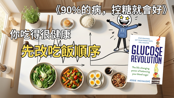 90%的病，控糖就會好：挑對食物、吃對順序、控制份量，就能逆轉體質的血糖平衡法｜好書推薦