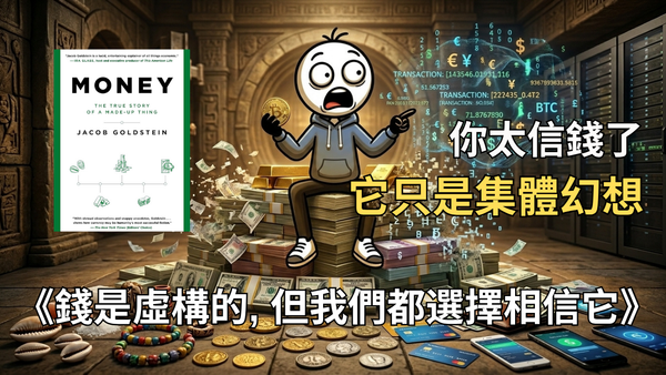 錢是虛構的, 但我們都選擇相信它｜好書推薦